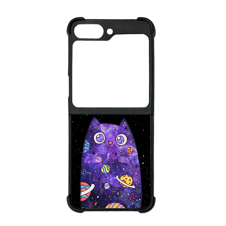 کاور گالری وبفر طرح قاب گربه مناسب برای گوشی موبایل سامسونگ galaxy z flip6