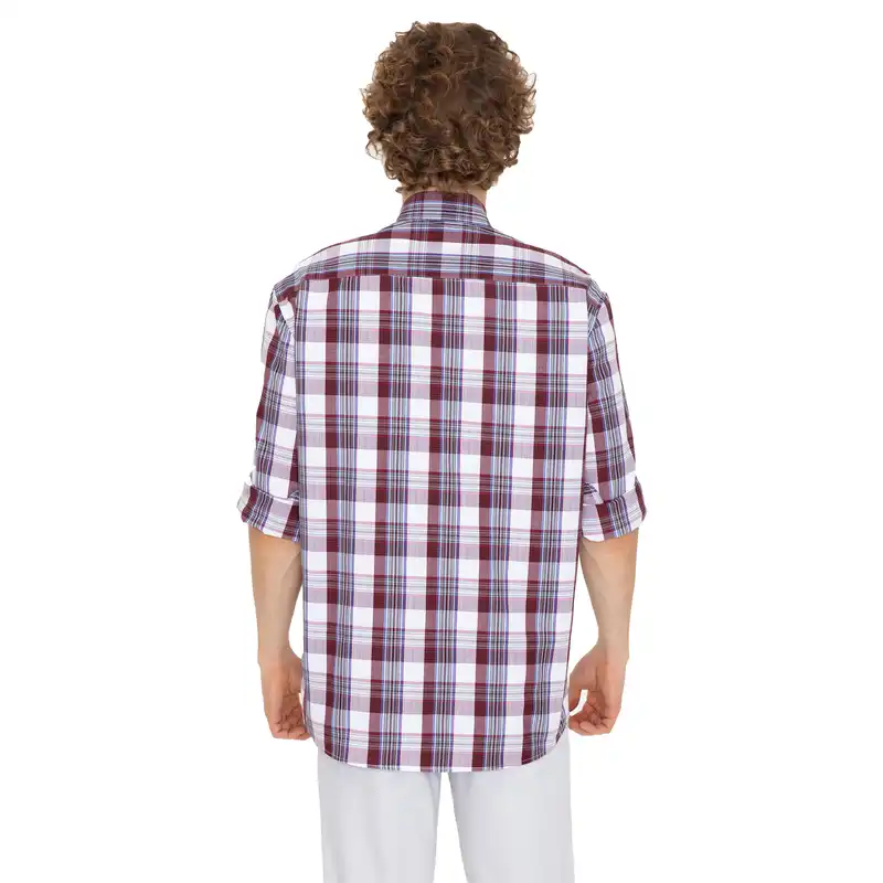 پیراهن آستین بلند مردانه یو اس پولو مدل 50247772-VR014