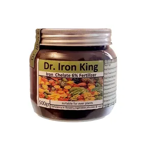 کود پودری  آهن کلات 6% دکتر آیرن کینگ مدل  FULL01 وزن 500 گرم