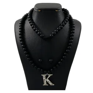 گردنبند نقره زنانه دلی جم طرح  K  کد D 696