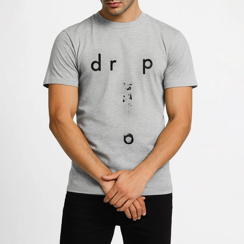 تی شرت آستین کوتاه مردانه مدل تله کد V258