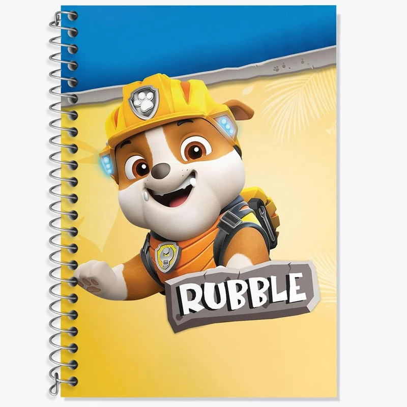 دفتر زبان 50 برگ خندالو مدل دو خط طرح انیمیشن سگ های نگهبان کد 26933