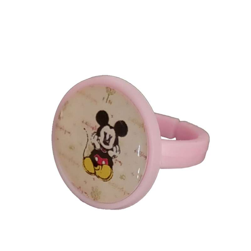 انگشتر دخترانه مدل میکی کد 7 انگشتر دخترانه مدل میکی کد 7