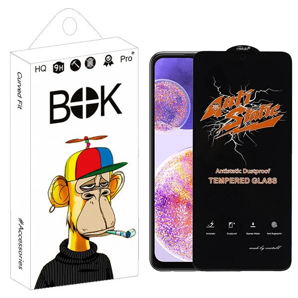 محافظ صفحه نمایش بوک مدل Antistatic Glavers مناسب برای گوشی موبایل سامسونگ Galaxy a13 5G / a23 