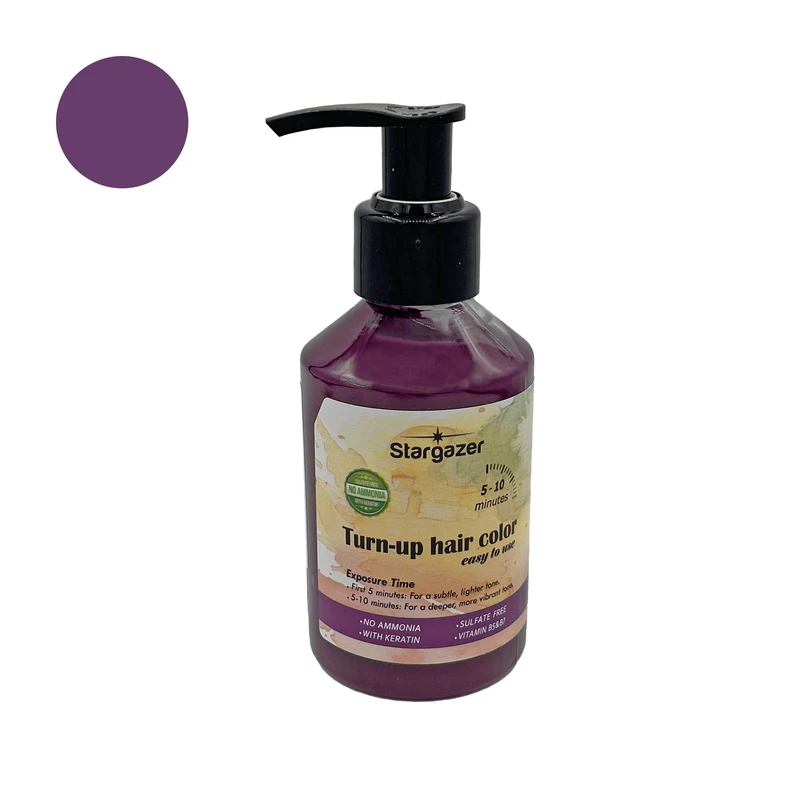 شامپو رنگ مو استارگیزر مدل S4 رنگ بنفش حجم 150 میلی لیتر