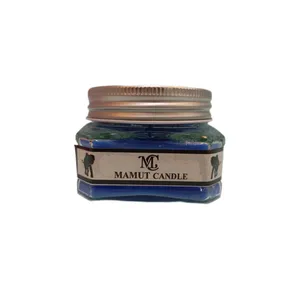 شمع مدل شیشه ای طرح کندل معطر کد 369