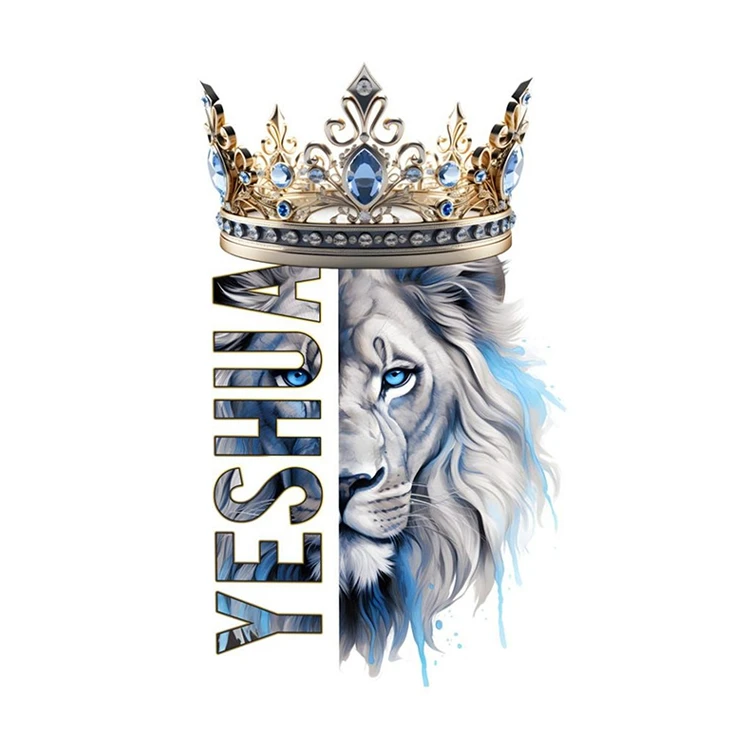 استیکر پارچه و لباس پاد آفرین مدل شیر کد 327