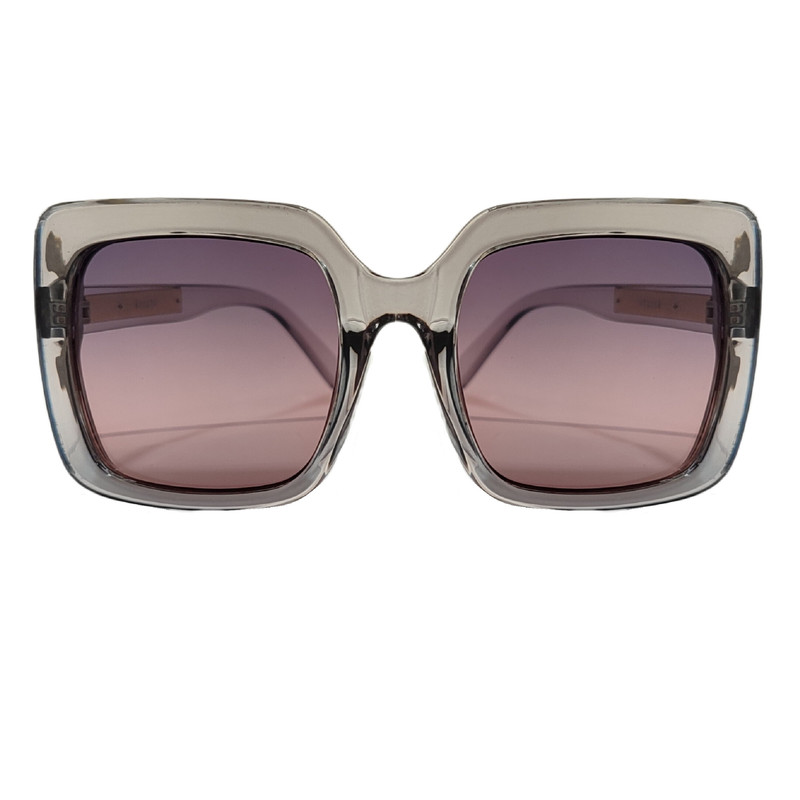 عینک آفتابی زنانه مدل مربعی کائوچو شاین دار کد 0140 UV400