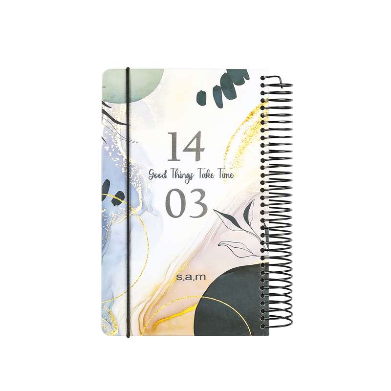 سالنامه سال 1403 سم طرح Good Things Take Time سالنامه سال 1403 سم طرح Good Things Take Time