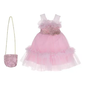 ست پیراهن و کیف دخترانه مدل 21864