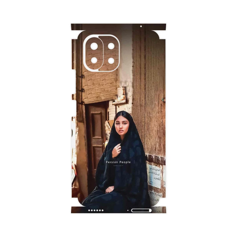 برچسب پوششی ماهوت مدل Portrait of an Iranian Woman-FullSkin مناسب برای گوشی موبایل شیائومی 11 Lite 5G NE