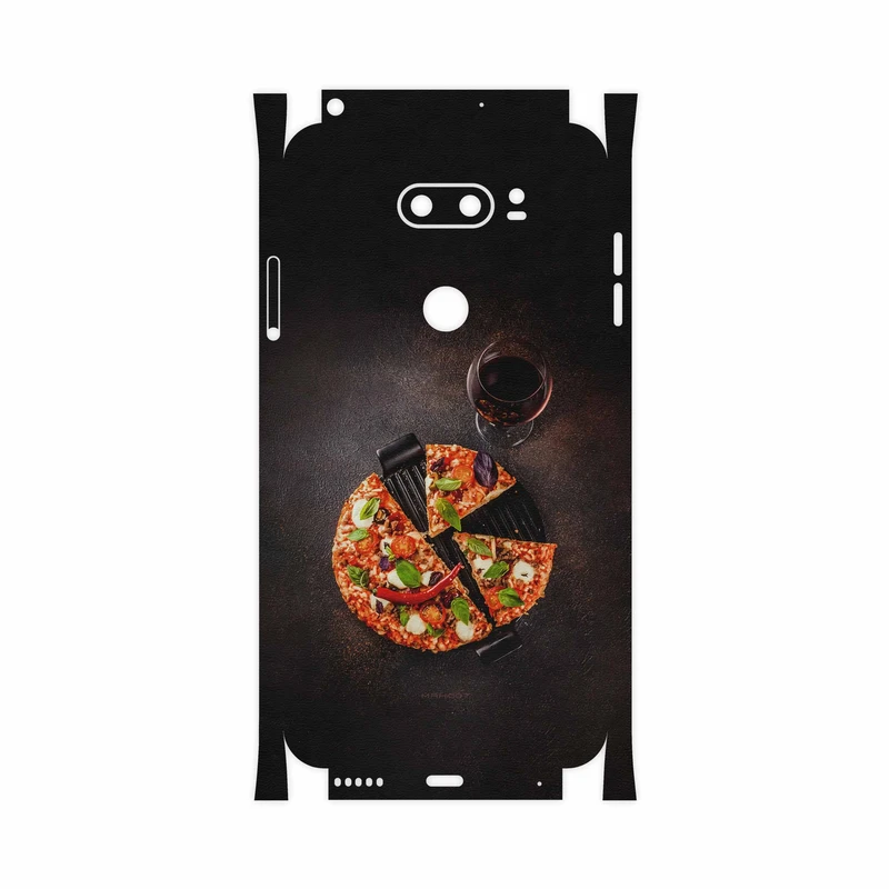 برچسب پوششی ماهوت مدل Pizza-FullSkin مناسب برای گوشی موبایل ال جی V30