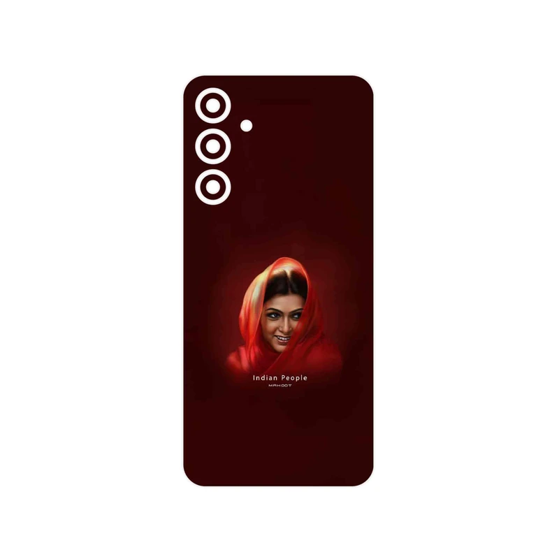 برچسب پوششی ماهوت مدل Portrait of an Indian Woman مناسب برای گوشی موبایل سامسونگ Galaxy A16 5G