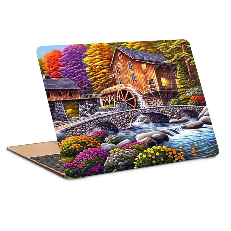 استیکر لپ تاپ طرح آسیاب مدل P-239 مناسب برای لپ تاپ 15.6 اینچ 