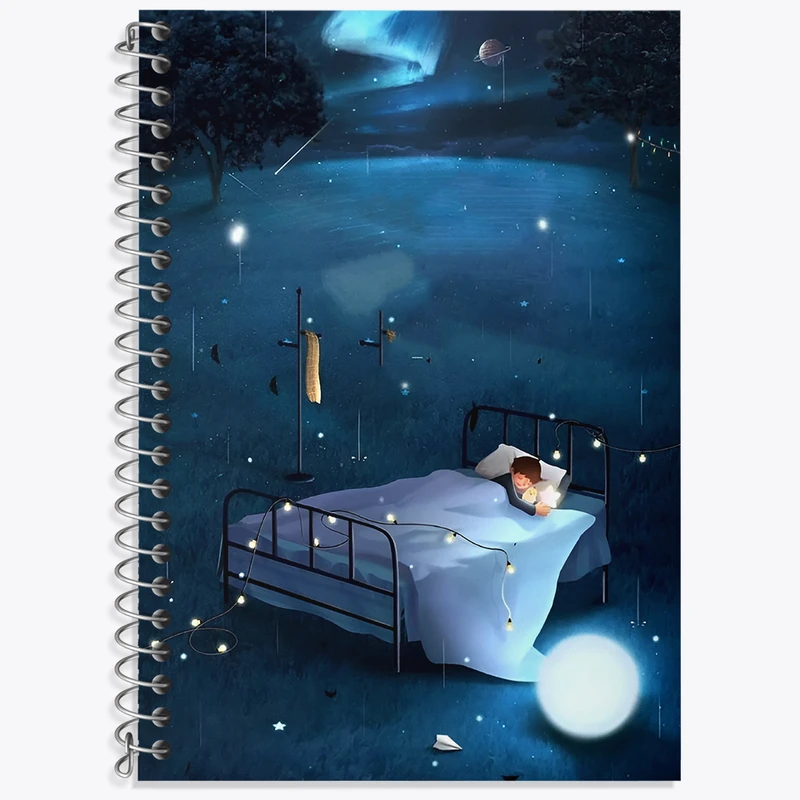 دفتر لغت 50 برگ خندالو طرح پسر و خواب کد N3091