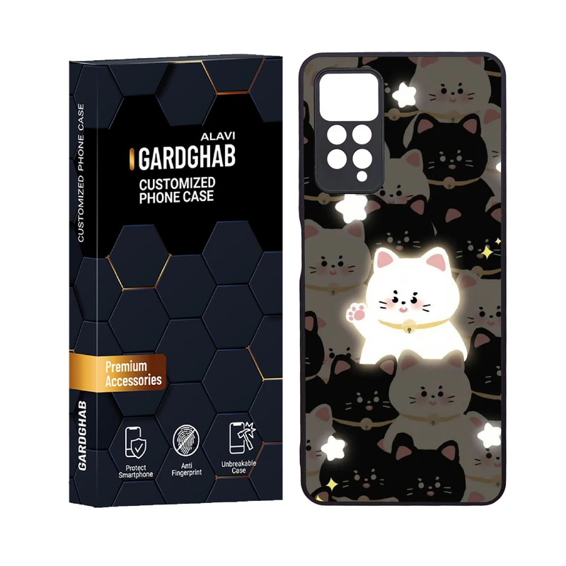 کاور گارد قاب علوی مدل دورژله ای فانتزی مناسب برای گوشی موبایل شیائومی Redmi Note 12 Pro 4G