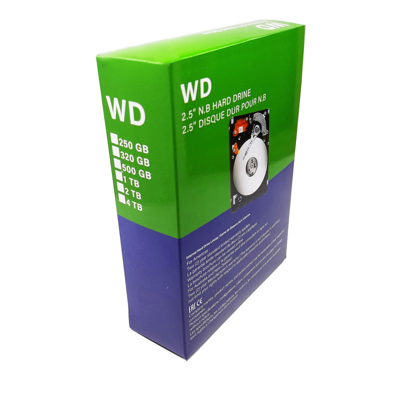 هارد دیسک اینترنال وسترن دیجیتال مدل WD1T ظرفیت 1 ترابایت