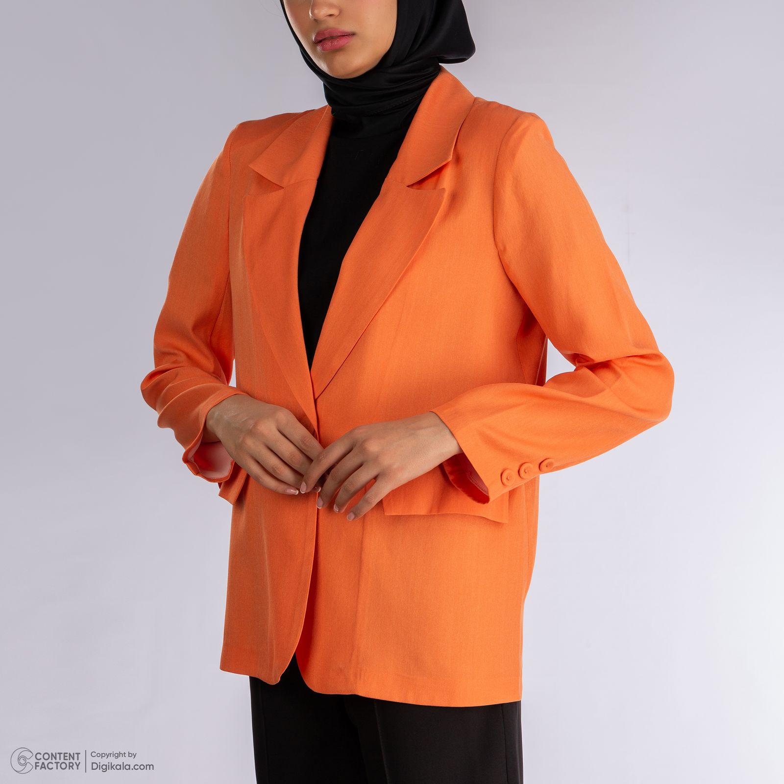 کت زنانه نیزل مدل 0228-016 رنگ نارنجی -  - 9