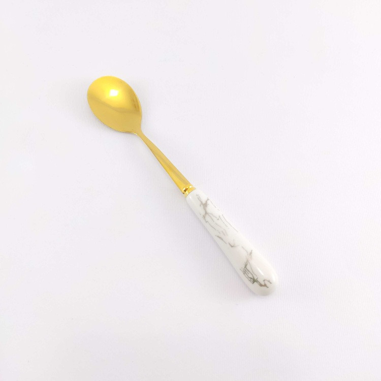 قاشق مربا خوری مدل ماربل بسته 6 عددی