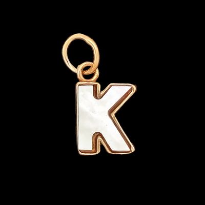 آویز گردنبند طلا 18 عیار زنانه ناریا طرح حرف K