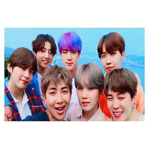 کارت پستال رادکس طرح بی تی اس مدل NE43