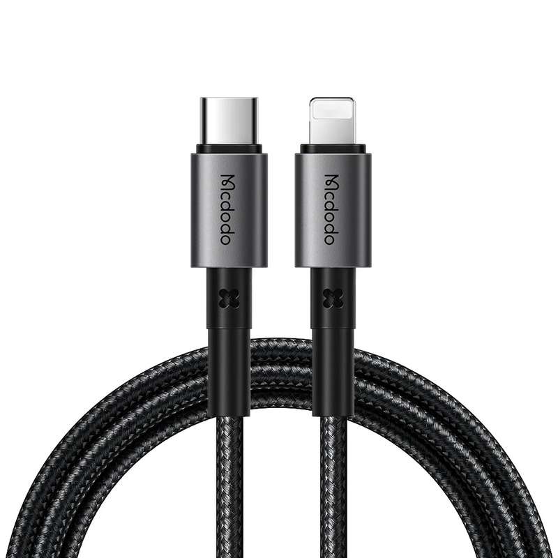 کابل تبدیل USB-C به لایتنینگ مک دودو مدل CA-2851 طول 1.8 متر کابل تبدیل USB-C به لایتنینگ مک دودو مدل CA-2851 طول 1.8 متر