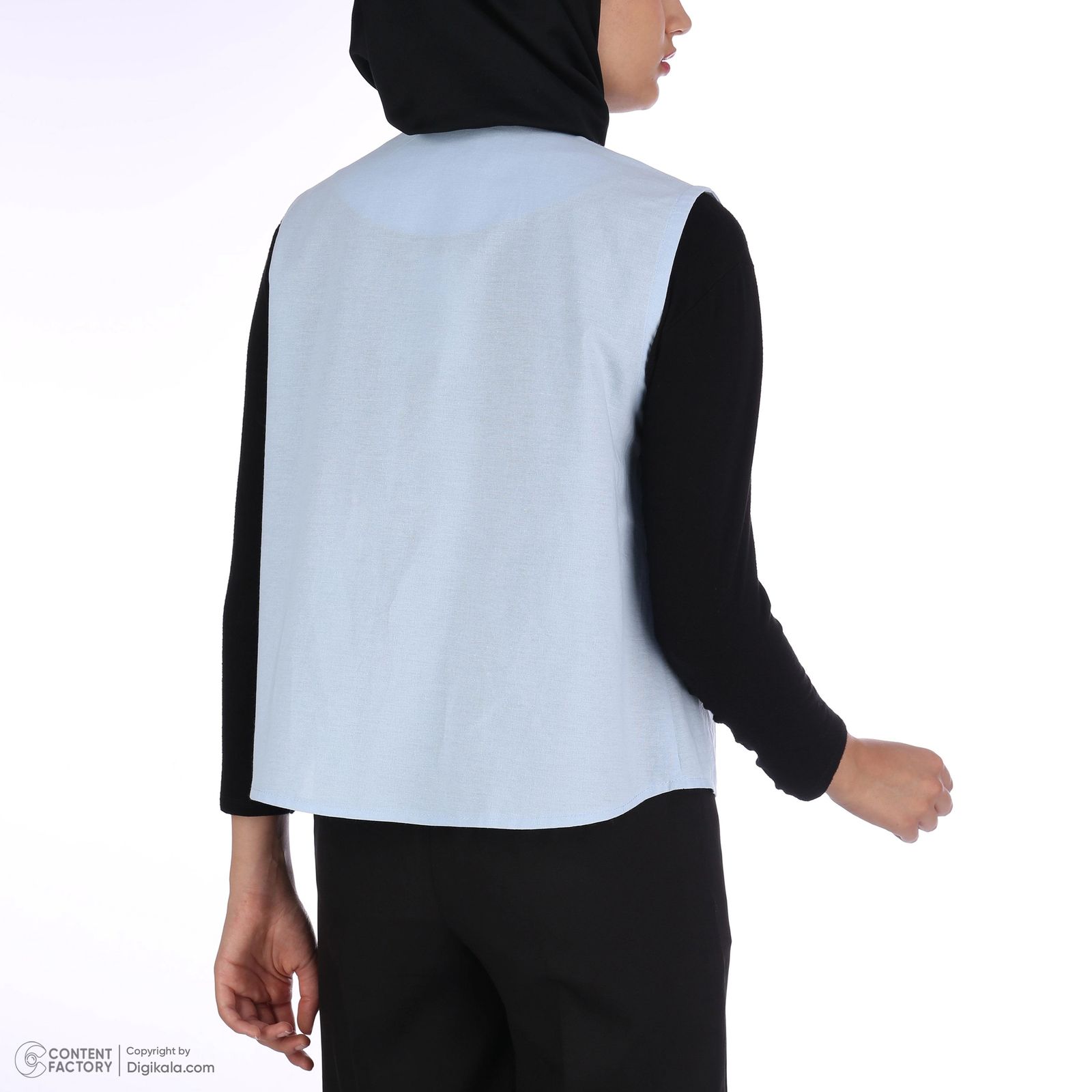 جلیقه زنانه نیو نیل مدل a50206 رنگ آبی -  - 7