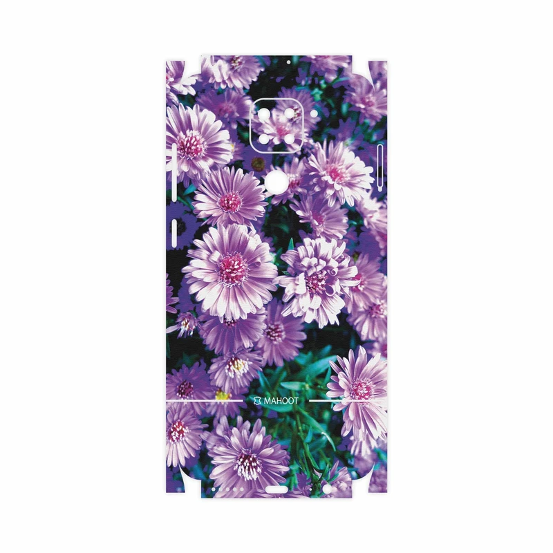 برچسب پوششی ماهوت مدل Purple-Flower-FullSkin مناسب برای گوشی موبایل شیائومی Redmi 10X