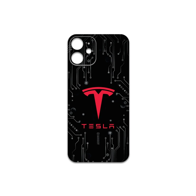 برچسب پوششی ماهوت مدل TESLA مناسب برای گوشی موبایل اپل iPhone 12 mini