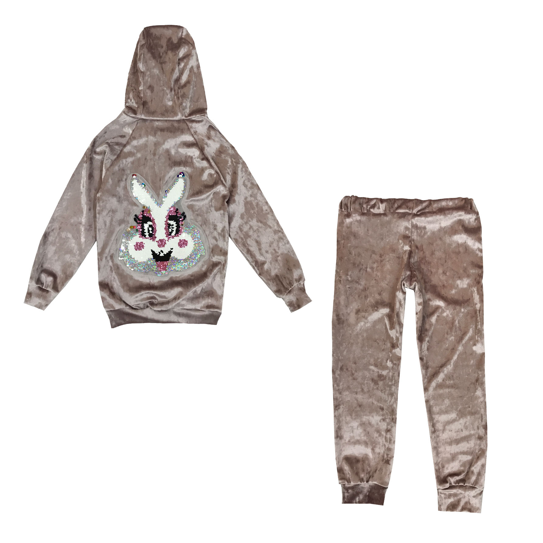 ست هودی و شلوار بچگانه تویین مدل T-220-19