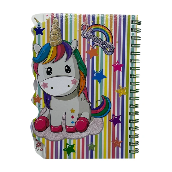 دفترچه یادداشت 80 برگ طرح تک شاخ