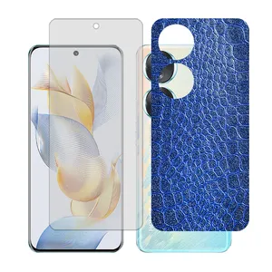 Glass together model matte screen protector suitable for Honor 70 mobile phone with back cover sticker