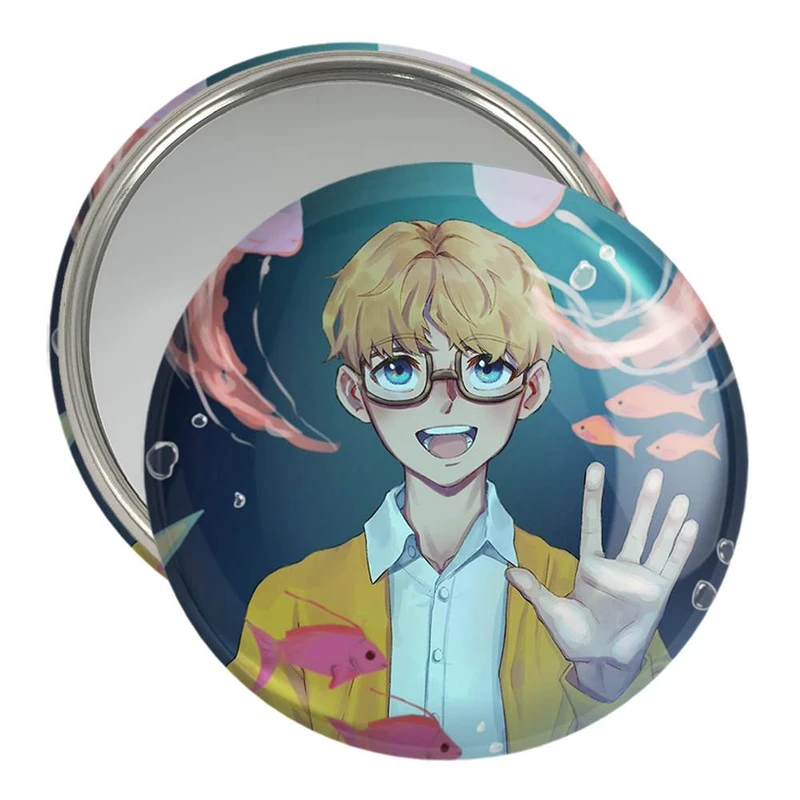 آینه جیبی خندالو مدل آرمین آرلرت انیمه اتک آن تایتان Attack on Titan  کد 10969