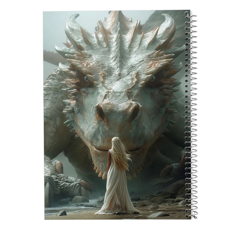 دفتر نقاشی 50 برگ مدوپد مدل اژدها کد DF16649