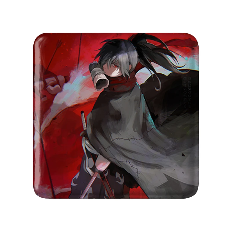 پیکسل خندالو طرح هیاکیمارو انیمه دورورو مدل مربعی کد 33634