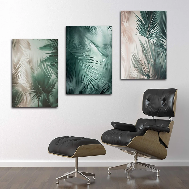 تابلو شاسی بکلیت طرح برگ مدل SH-3071 مجموعه 3 عددی