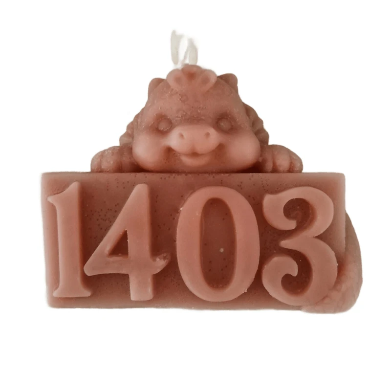 شمع مدل سال 1403 با نماد اژدها