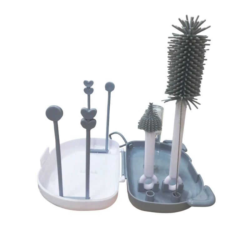 ست برس شیشه شوی مدل مسافرتی  مجموعه 5 عددی