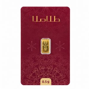 شمش طلا 24 عیار طلا ملا مدل TM0.5