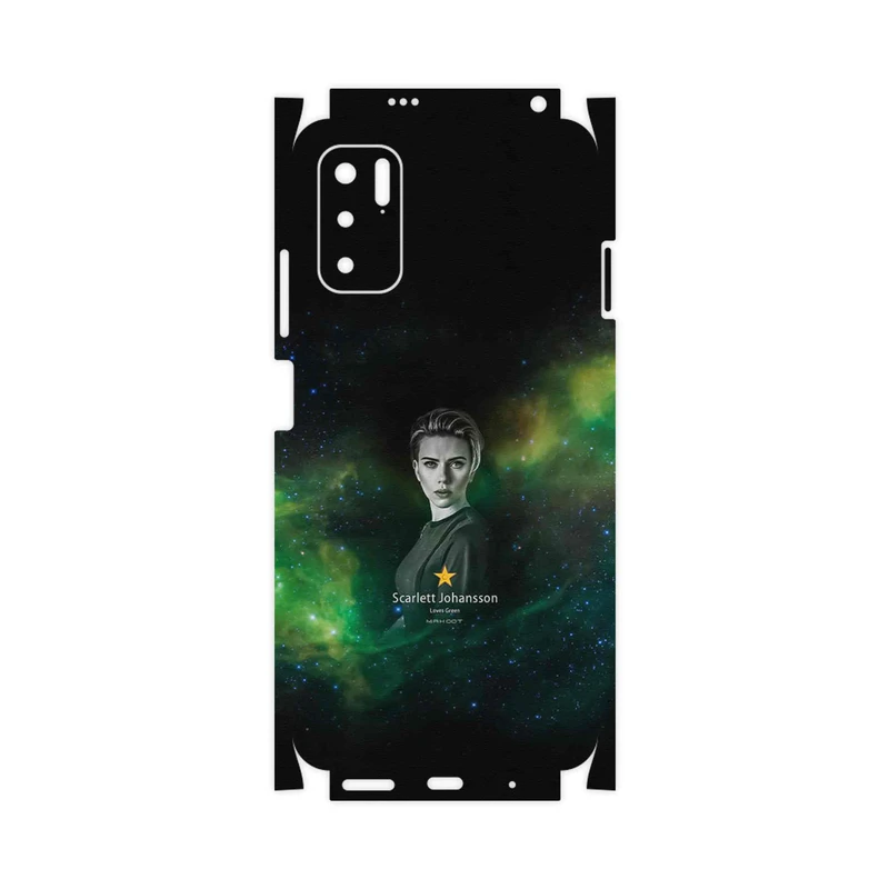 برچسب پوششی ماهوت مدل Scarlett Johansson-FullSkin مناسب برای گوشی موبایل شیائومی Redmi Note 10 5G
