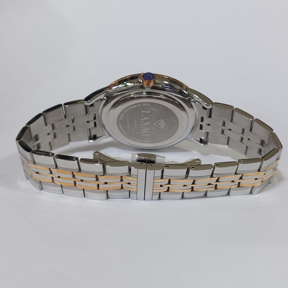 ست ساعت مچی عقربه ای زنانه و مردانه لاکسمی مدل l8549-2 5
