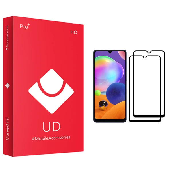 محافظ صفحه نمایش یو دی مدل +PRO مناسب برای گوشی موبایل سامسونگ Galaxy A31 بسته دو عددی