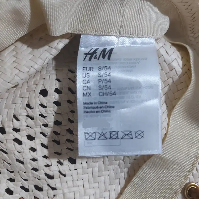 کلاه حصیری زنانه اچ اند ام مدل 0879011001