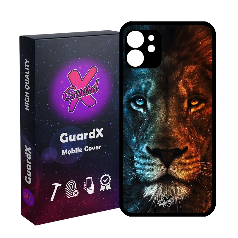 کاور گارد ایکس طرح شیر مدل Glass10634 مناسب برای گوشی موبایل اپل iPhone 11