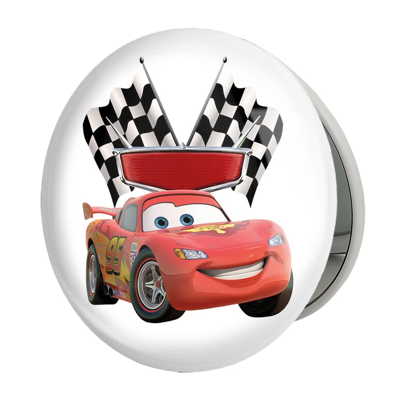 آینه جیبی خندالو طرح انیمیشن ماشین ها  مدل تاشو کد 2261 