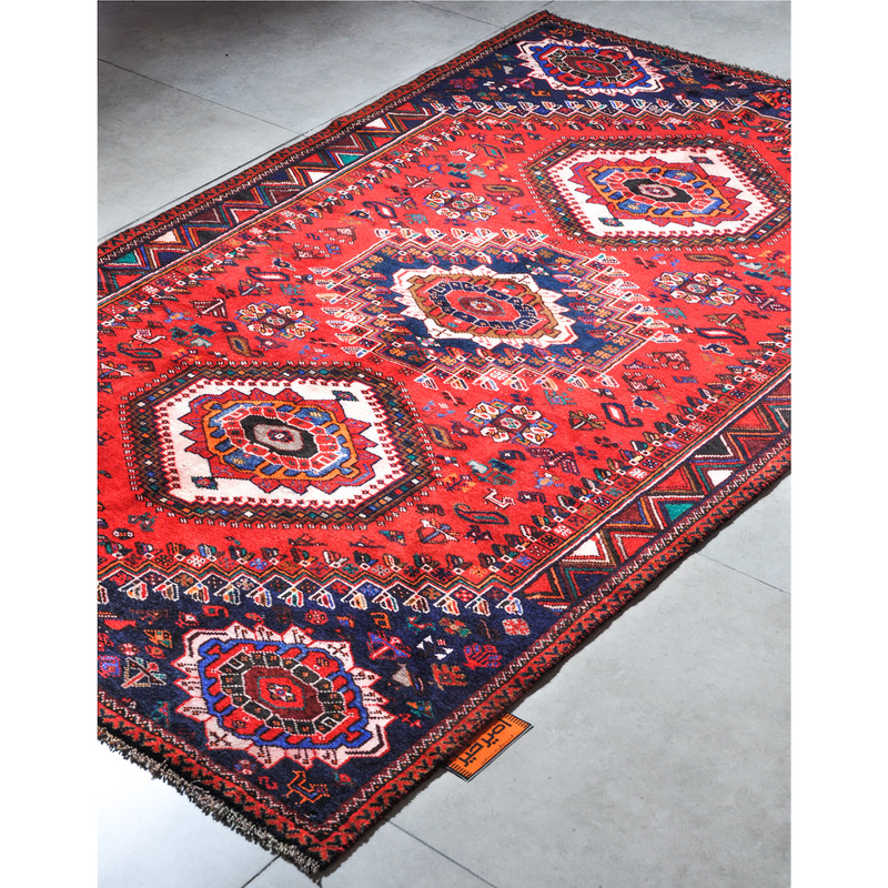 فرش دستبافت چهار متری امیرخیز مدل ایلیاتی کد 110100