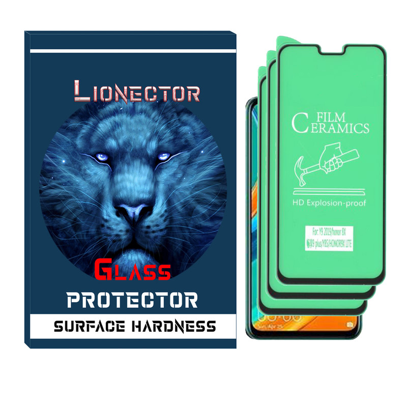 محافظ صفحه نمایش سرامیکی لایونکتور مدل LICR-03 مناسب برای گوشی موبایل آنر 8X بسته سه عددی