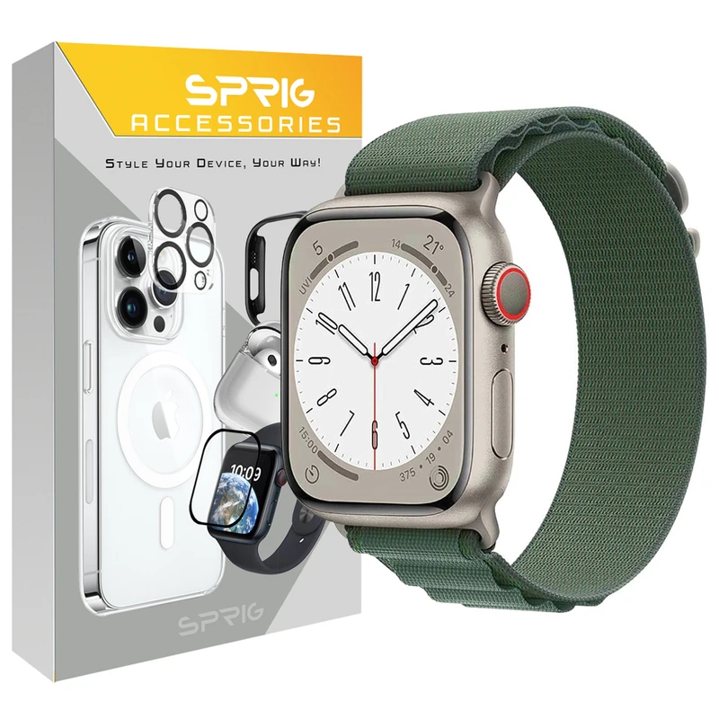 بند اسپریگ مدل Loop Alpine مناسب برای اپل واچ SE 2022 44mm