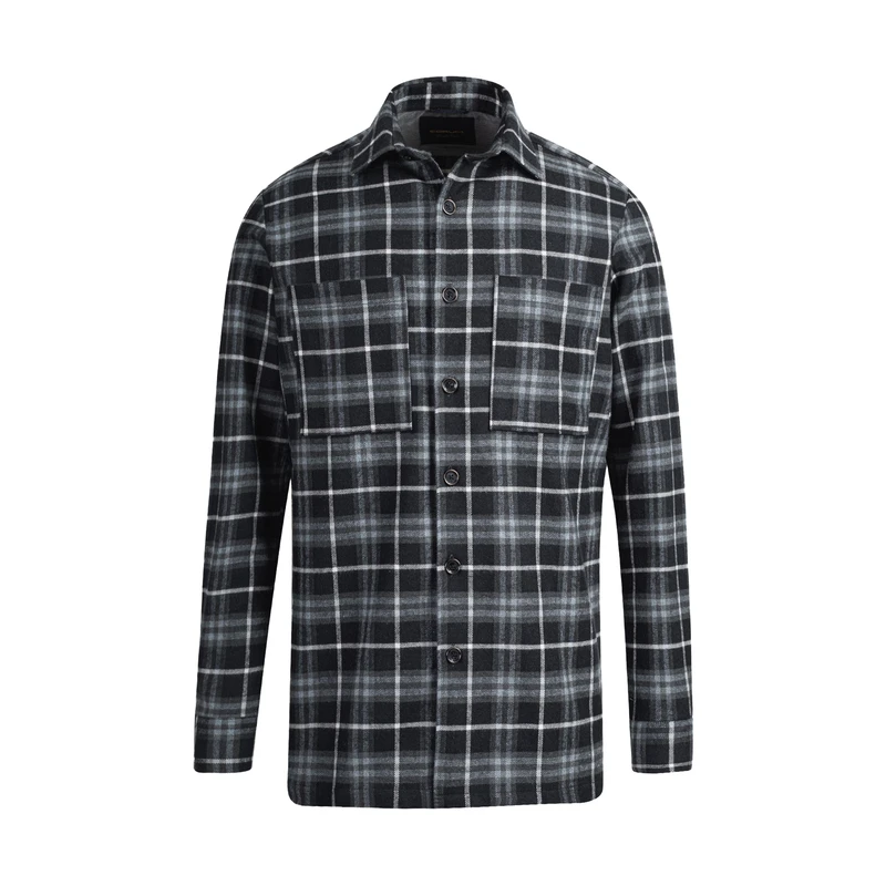 پیراهن آستین بلند مردانه کروم مدل Wool 2320144