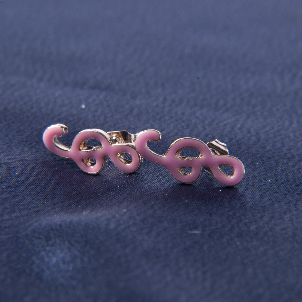 گوشواره دخترانه طرح نت کد RKH_513 گوشواره دخترانه طرح نت کد RKH_513